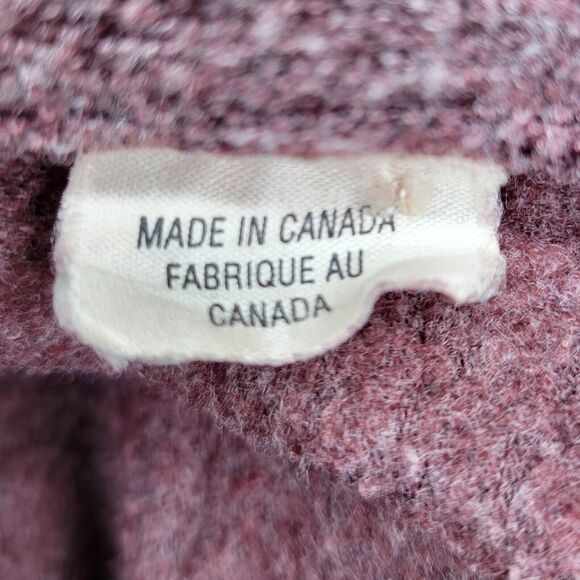 La Griffe Jacket Women's NO SIZE TAG Purple Cropped Zip Boxy 90's Vintage - Picture 9 of 10